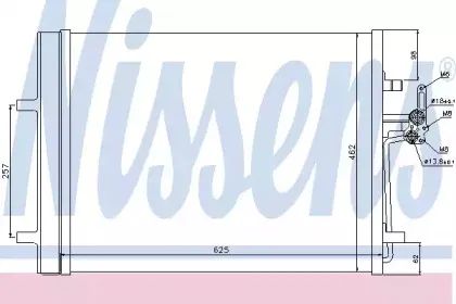 940088 NISSENS Конденсатор, кондиционер