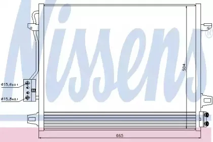 940098 NISSENS Конденсатор, кондиционер
