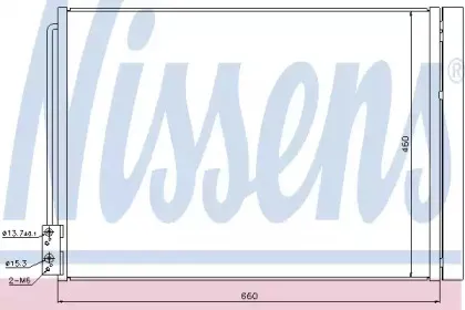 940110 NISSENS Конденсатор, кондиционер