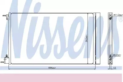 940124 NISSENS Конденсатор, кондиционер