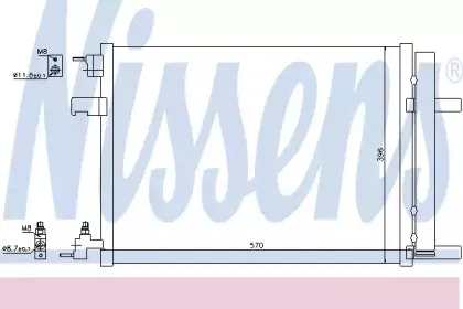 940134 NISSENS Конденсатор, кондиционер