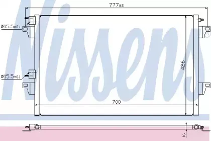 940153 NISSENS Конденсатор, кондиционер