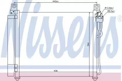 940172 NISSENS Конденсатор, кондиционер
