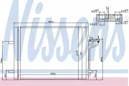 940183 NISSENS Конденсатор, кондиционер