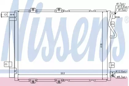 940203 NISSENS Конденсатор, кондиционер