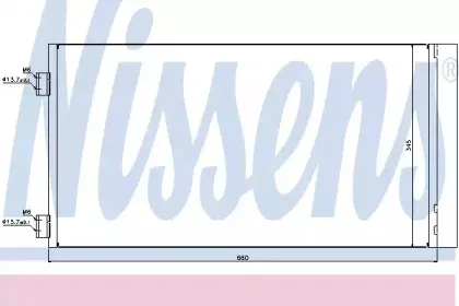 940204 NISSENS Конденсатор, кондиционер