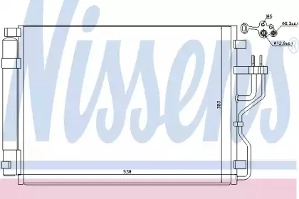940207 NISSENS Конденсатор, кондиционер