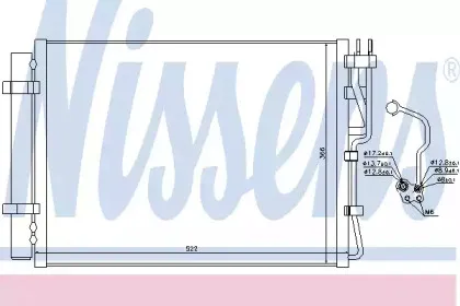 940252 NISSENS Конденсатор, кондиционер