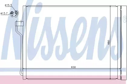 940288 NISSENS Конденсатор, кондиционер