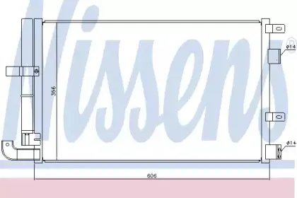 940346 NISSENS Конденсатор, кондиционер