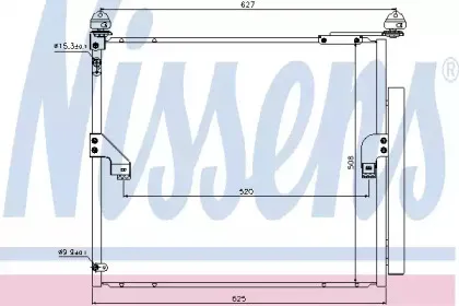 940367 NISSENS Конденсатор, кондиционер