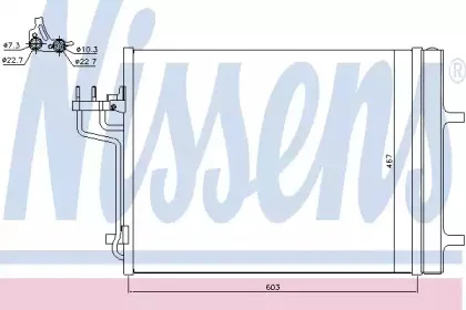 940398 NISSENS Конденсатор, кондиционер