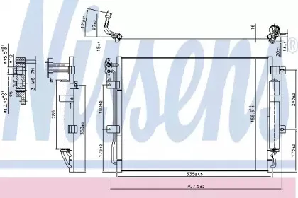 940406 NISSENS Конденсатор, кондиционер