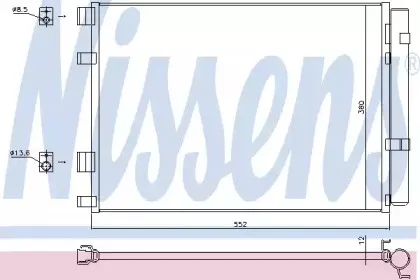 940426 NISSENS Конденсатор, кондиционер