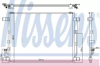 940444 NISSENS Конденсатор, кондиционер