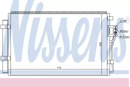 940449 NISSENS Конденсатор, кондиционер