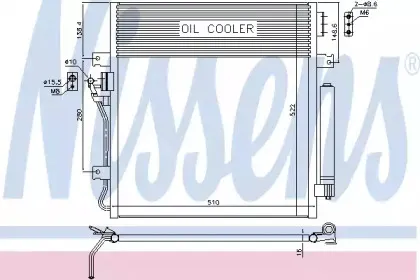940461 NISSENS Конденсатор, кондиционер