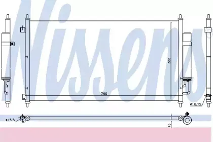 940467 NISSENS Конденсатор, кондиционер