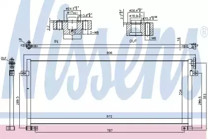 940493 NISSENS Конденсатор, кондиционер