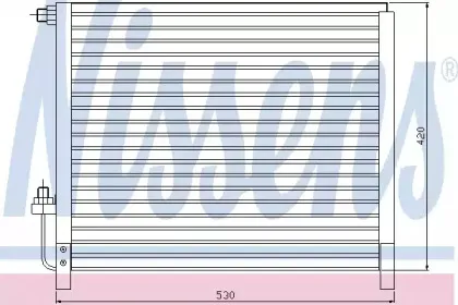 94096 NISSENS Конденсатор, кондиционер