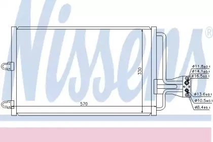 94100 NISSENS Конденсатор, кондиционер