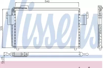 94102 NISSENS Конденсатор, кондиционер