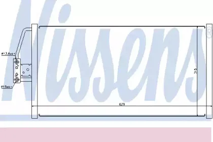 94579 NISSENS Конденсатор, кондиционер