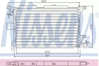 94121 NISSENS Конденсатор, кондиционер
