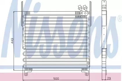 94144 NISSENS Конденсатор, кондиционер