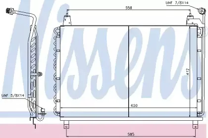 94161 NISSENS Конденсатор, кондиционер