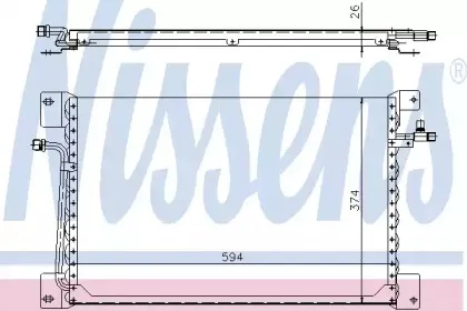 94177 NISSENS Конденсатор, кондиционер