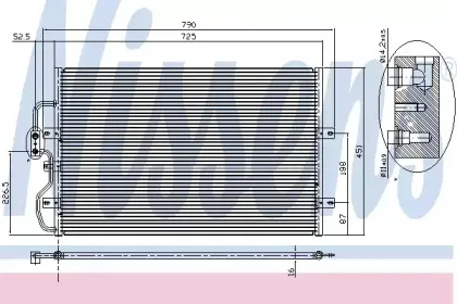 94210 NISSENS Конденсатор, кондиционер