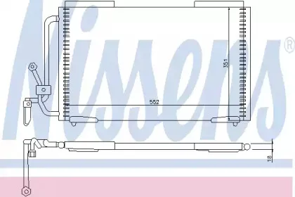 94211 NISSENS Конденсатор, кондиционер