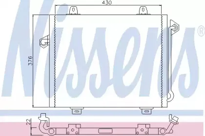94236 NISSENS Конденсатор, кондиционер