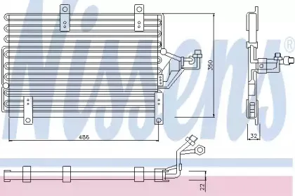 94215 NISSENS Конденсатор, кондиционер
