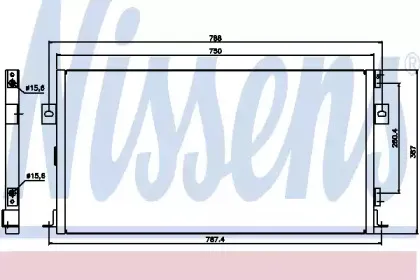 94268 NISSENS Конденсатор, кондиционер