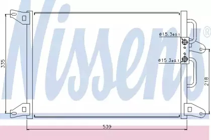 94220 NISSENS Конденсатор, кондиционер