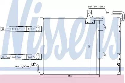 94260 NISSENS Конденсатор, кондиционер