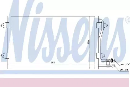 94258 NISSENS Конденсатор, кондиционер