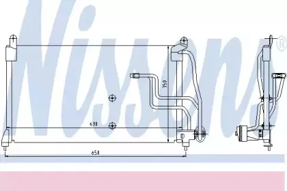 94190 NISSENS Конденсатор, кондиционер