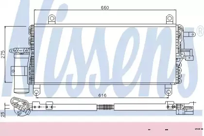 94281 NISSENS Конденсатор, кондиционер