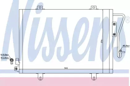 94279 NISSENS Конденсатор, кондиционер