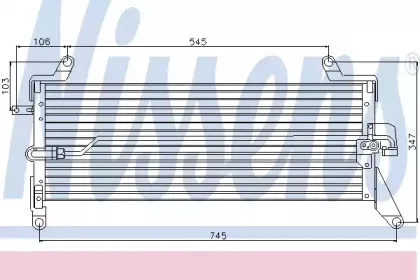 94316 NISSENS Конденсатор, кондиционер