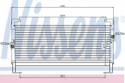 94262 NISSENS Конденсатор, кондиционер