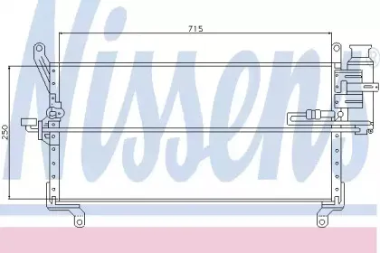 94320 NISSENS Конденсатор, кондиционер