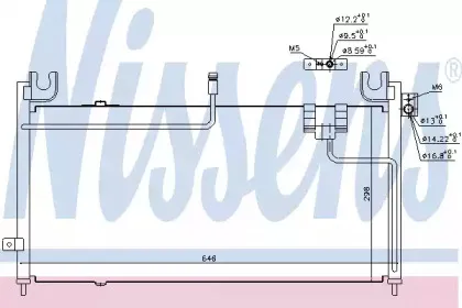 94354 NISSENS Конденсатор, кондиционер