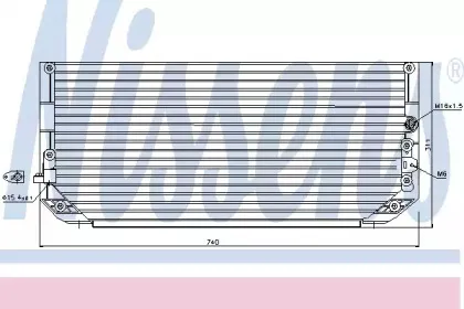 94368 NISSENS Конденсатор, кондиционер