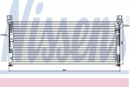 94370 NISSENS Конденсатор, кондиционер