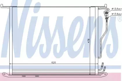 94380 NISSENS Конденсатор, кондиционер
