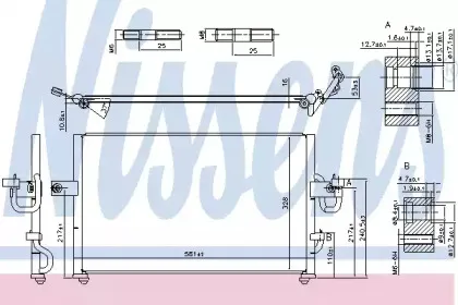 94395 NISSENS Конденсатор, кондиционер